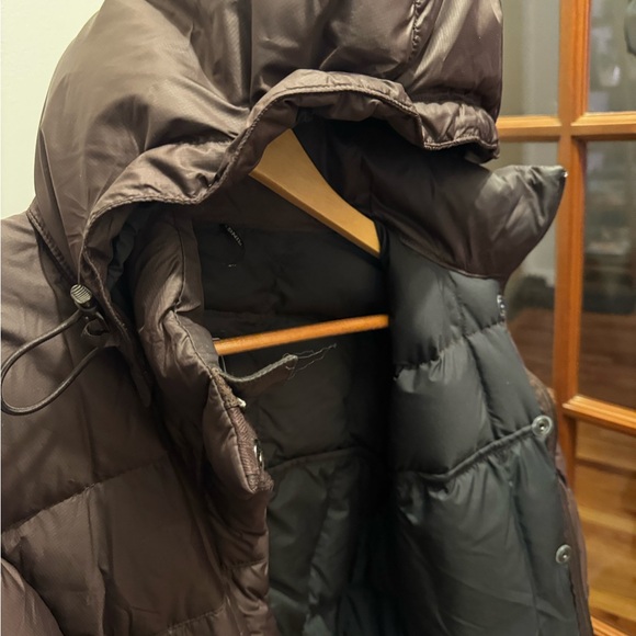 The North Face Long Puffer Coat in Dark Brown - Picture 4 of 5